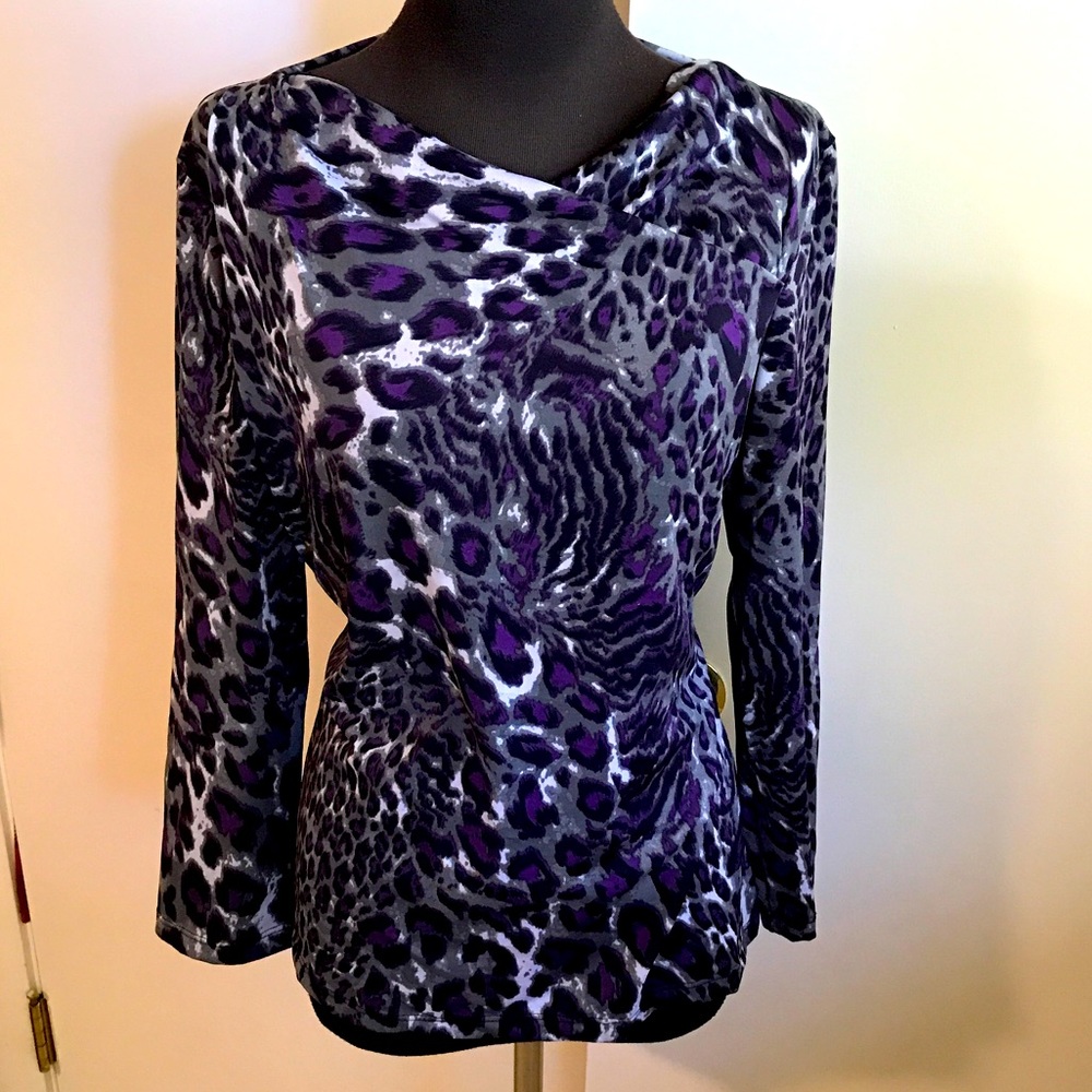 Leopard print top